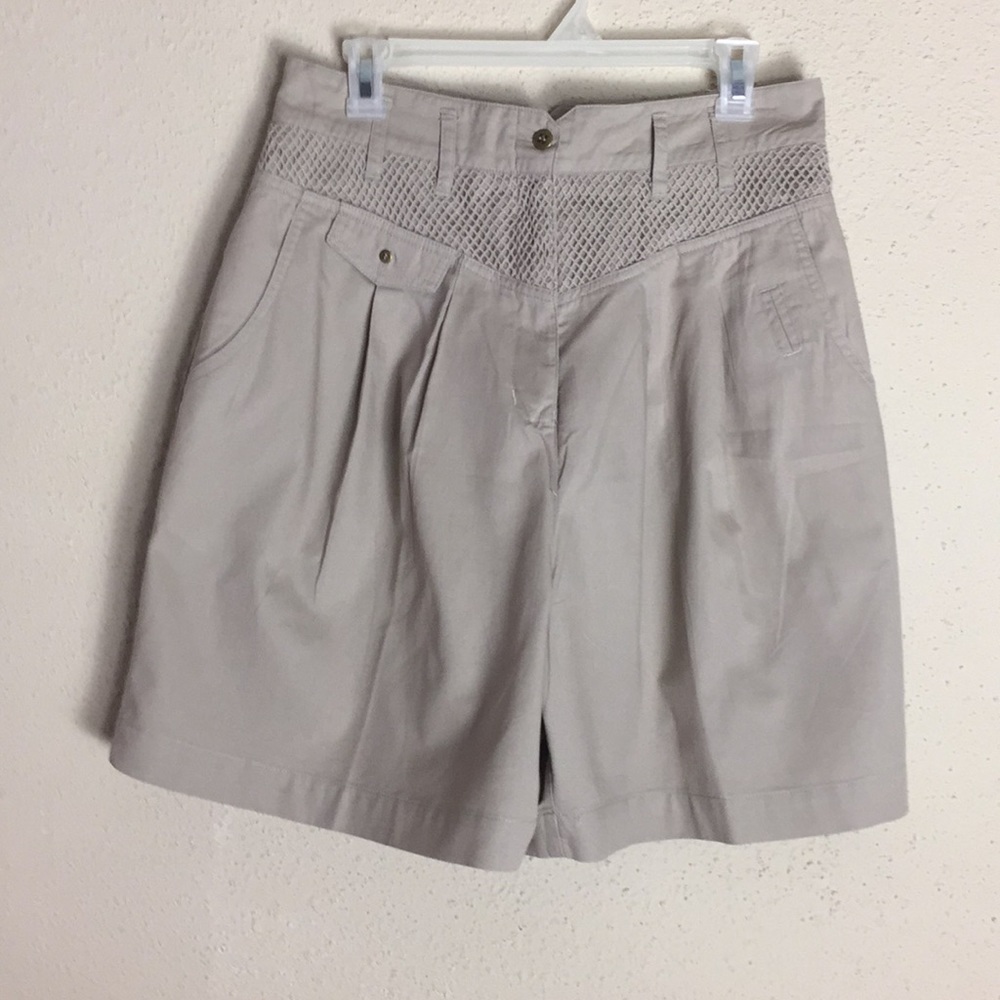 NWT Together Shorts Net Detail Flap/Slit Pockets